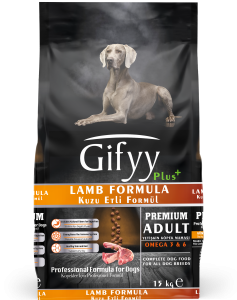 GIFYY – ზრდასრული ძაღლის საკვები,  ბატკნით. 15კგ